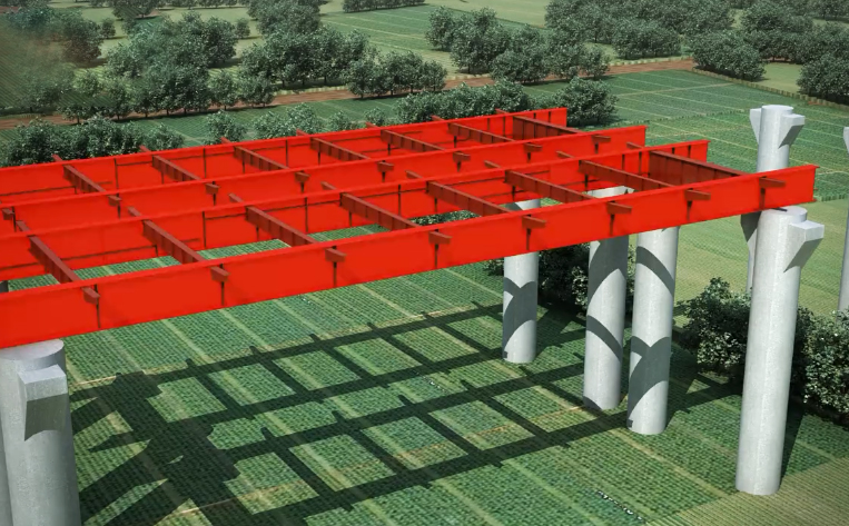 ​钢板梁制造演示动画