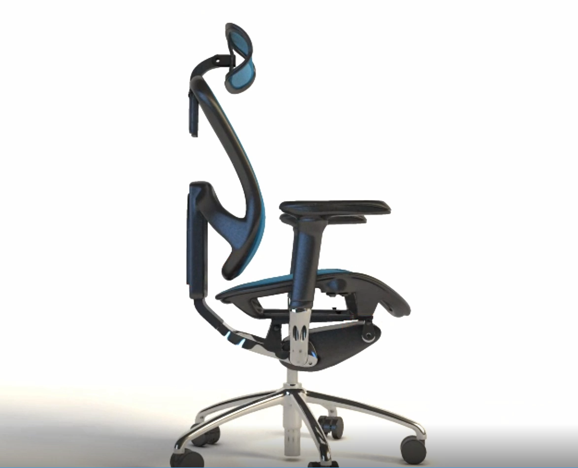 办公椅安装演示动画|三维动画
