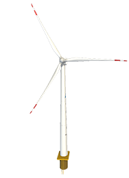 风力发电机交互展示