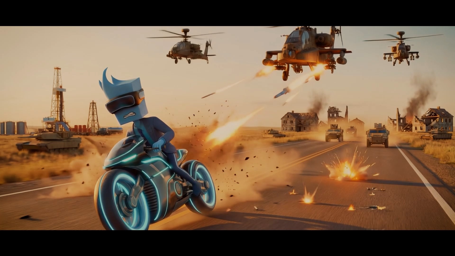 创意短片 用AI制作的一部电影级视频